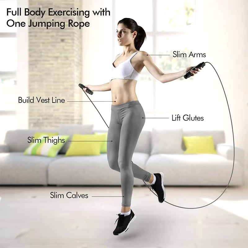 Adjustable Speed Jump Rope | Tangle-Free & Comfortable Grip