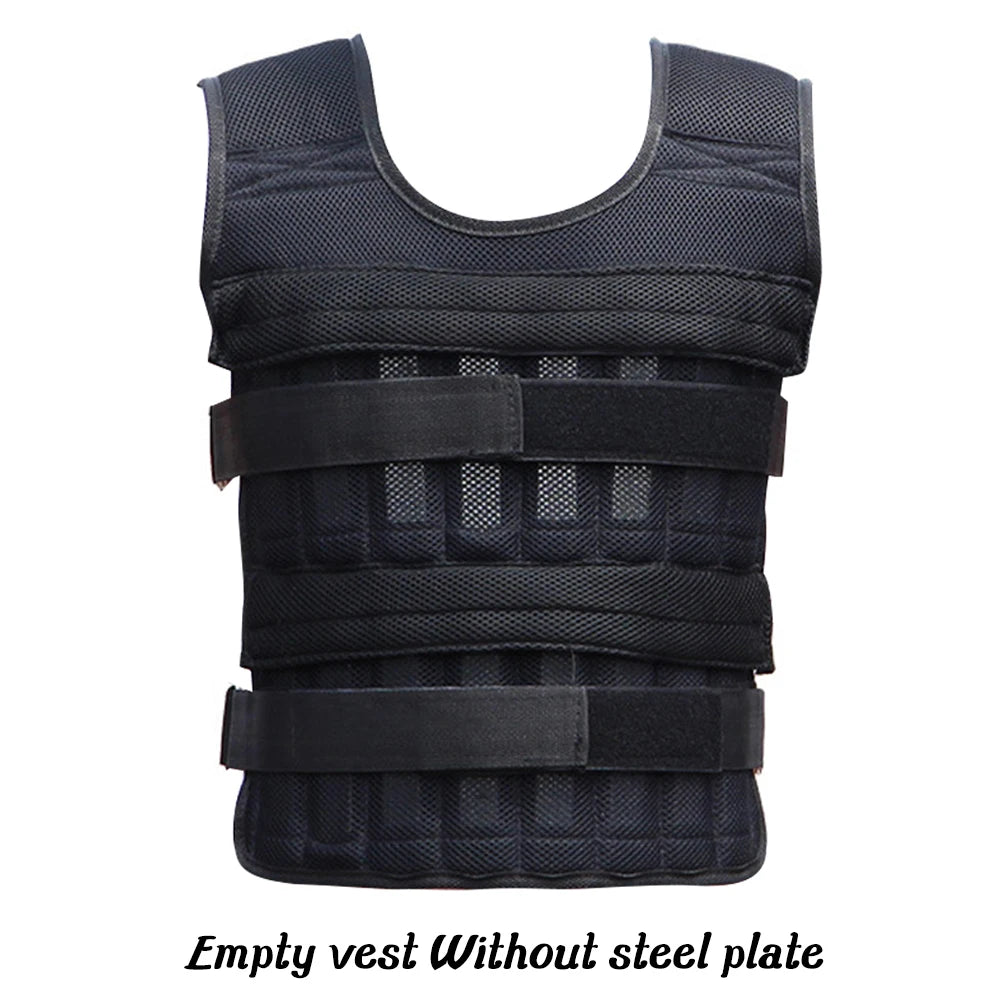 SUTEN Weighted Vest – Adjustable 20kg/50kg Training Gear for Strength & Endurance