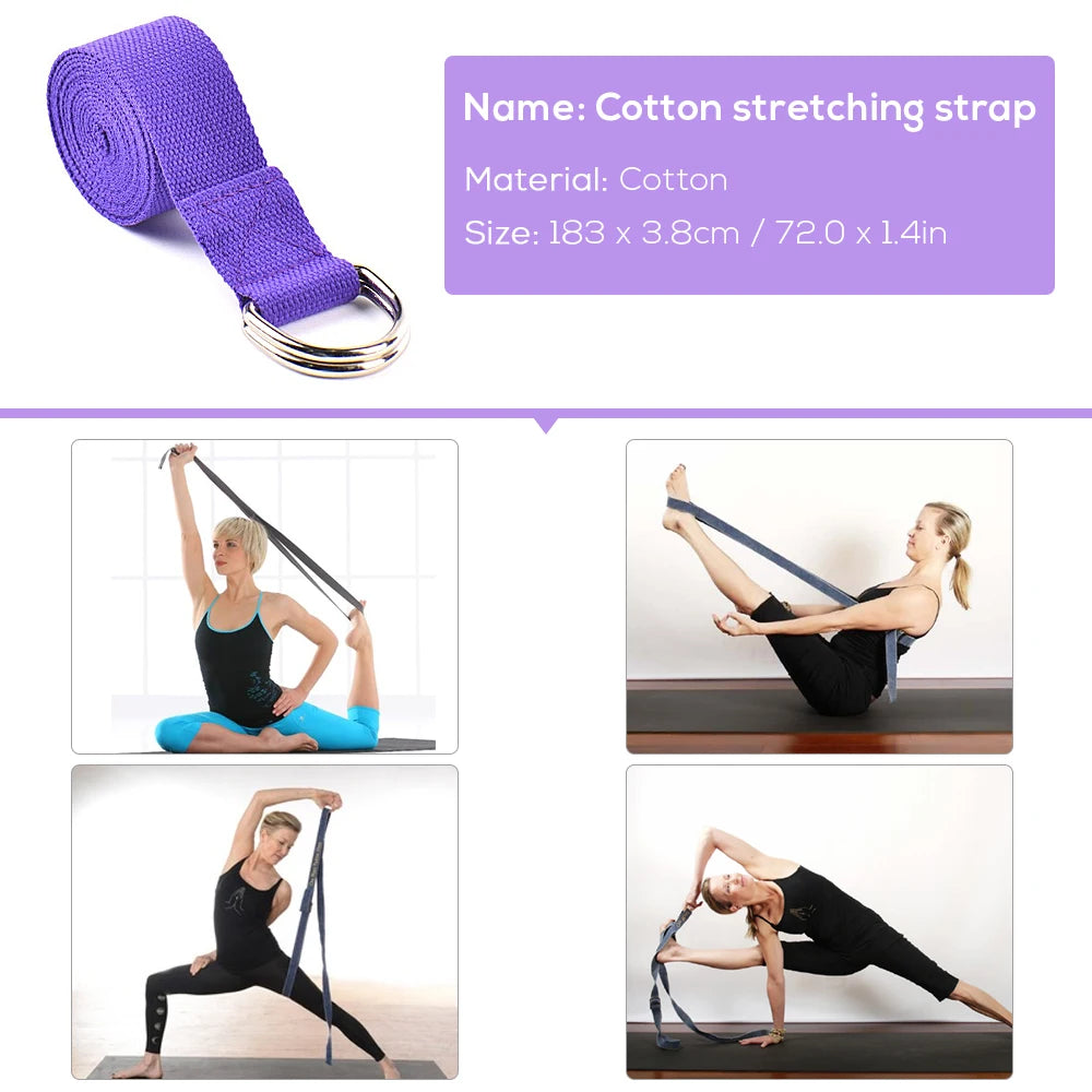 Yoga Block & Strap Set – Supportive EVA Foam for Balance, Flexibility & Alignment