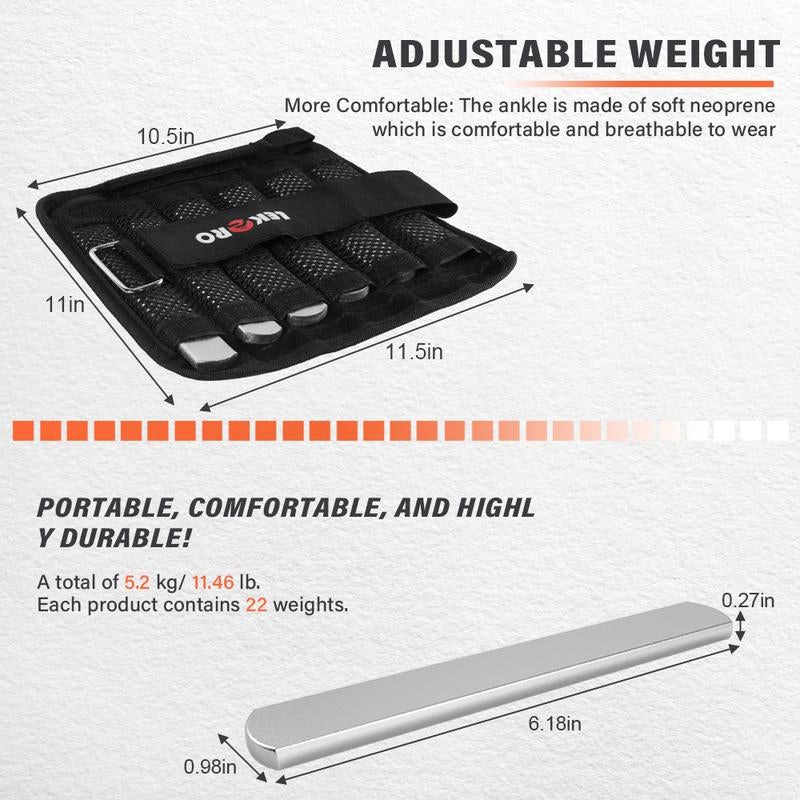 Adjustable Wrist & Ankle Weights – Versatile Fitness Resistance for Daily Training