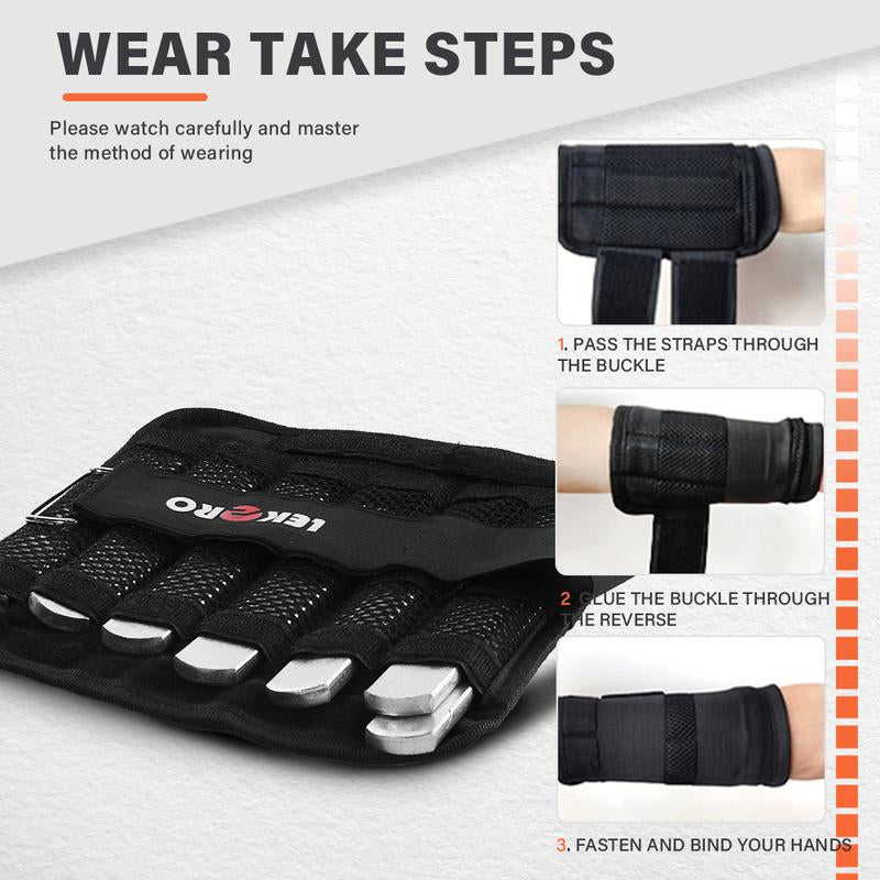 Adjustable Wrist & Ankle Weights – Versatile Fitness Resistance for Daily Training