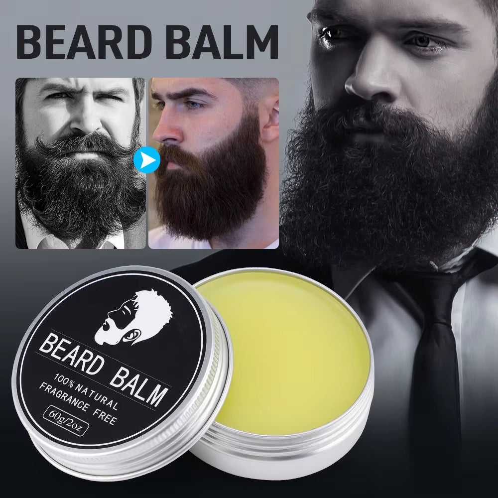 atural Beard Balm – Moisturizing Wax for Frizz Control & Beard Styling