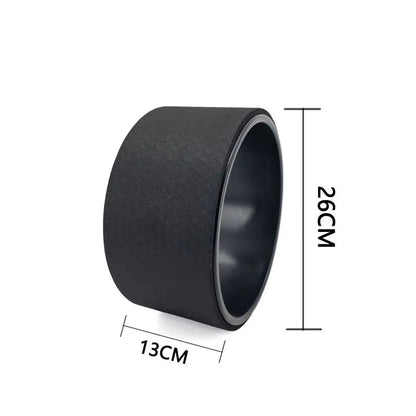 Yoga Wheel Premium Yoga Roller Back Stretcher Home Fitness Equipment for Deep Tissue Massage, Improving Yoga Poses Backbend