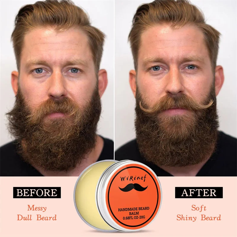 Natural Beard Balm & Growth Oil – Moisturizing & Styling Cream for Dashing Gentlemen