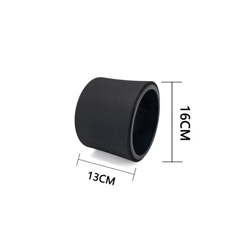 Yoga Wheel Premium Yoga Roller Back Stretcher Home Fitness Equipment for Deep Tissue Massage, Improving Yoga Poses Backbend