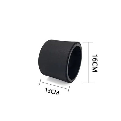 Yoga Wheel Premium Yoga Roller Back Stretcher Home Fitness Equipment for Deep Tissue Massage, Improving Yoga Poses Backbend