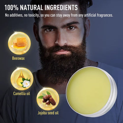 atural Beard Balm – Moisturizing Wax for Frizz Control & Beard Styling