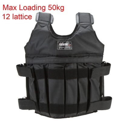 SUTEN Weighted Vest – Adjustable 20kg/50kg Training Gear for Strength & Endurance
