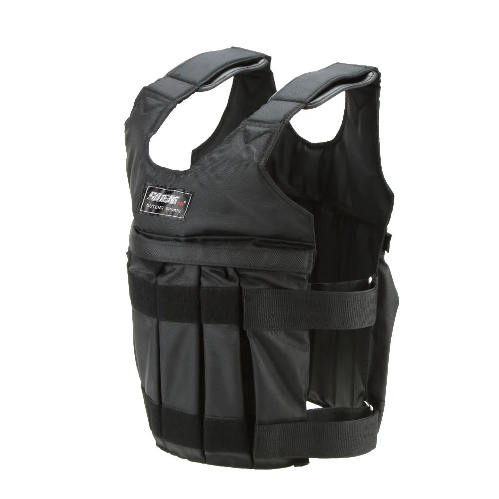 SUTEN Weighted Vest – Adjustable 20kg/50kg Training Gear for Strength & Endurance