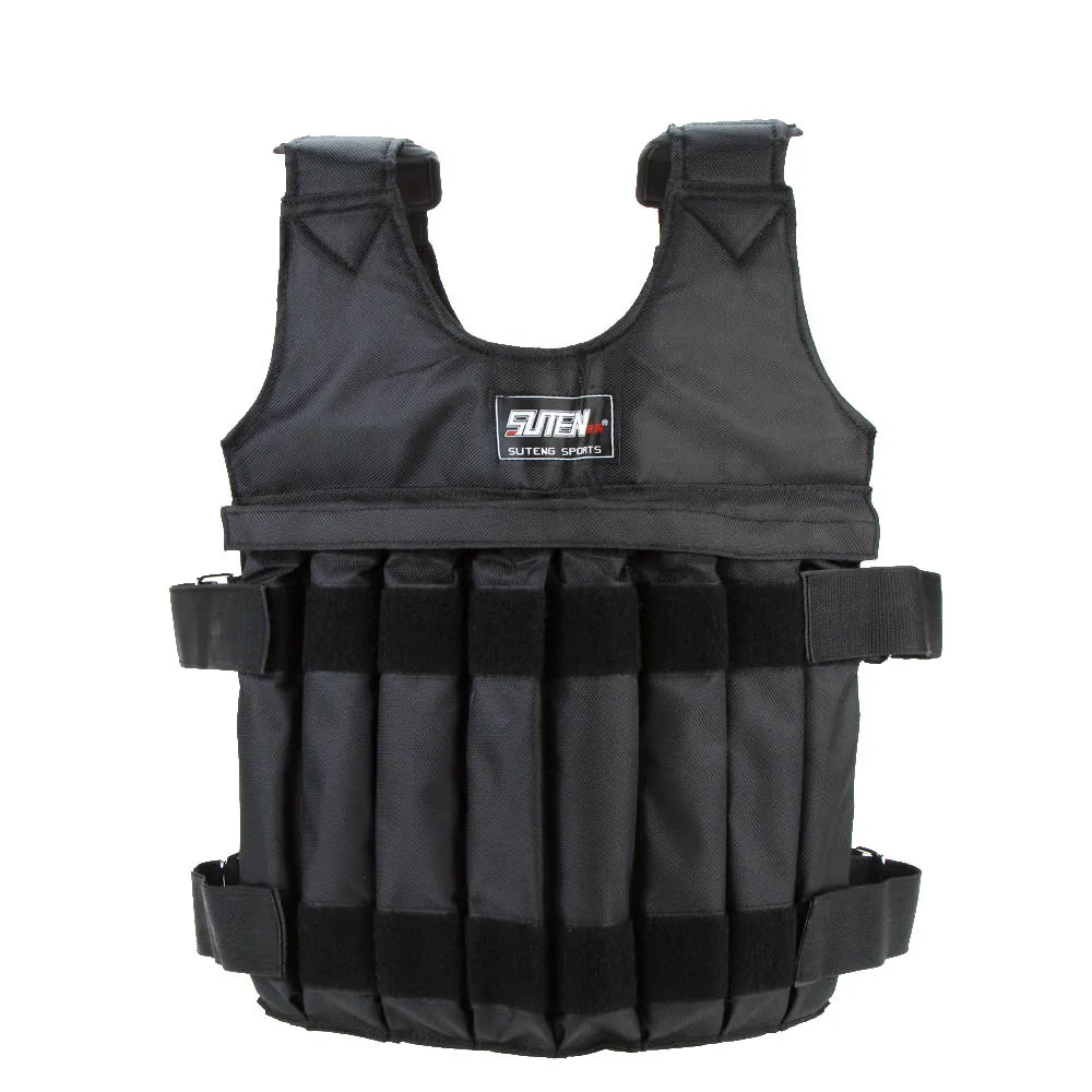 SUTEN Weighted Vest – Adjustable 20kg/50kg Training Gear for Strength & Endurance