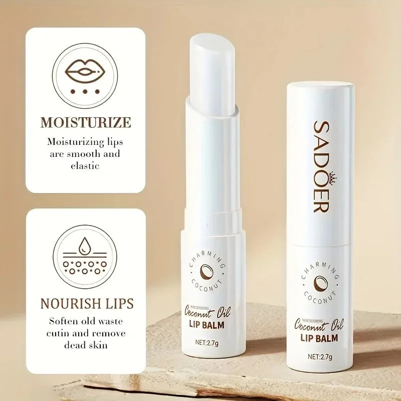 Coconut Lip Balm – Daily Hydration & Nourishment for Smooth, Healthy Lips