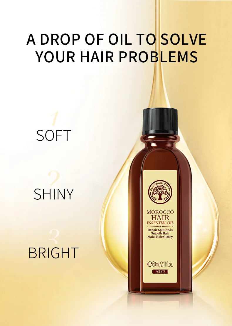 Morocco Argan Hair Oil – Nourishing Repair for Dry & Damaged Hair