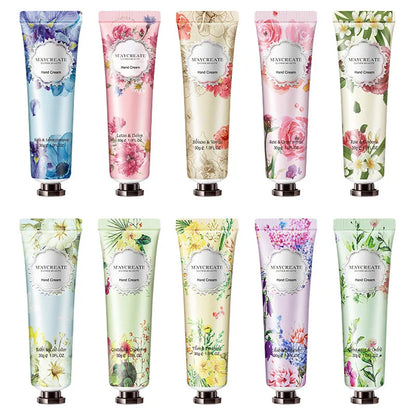 10-Piece Fruity & Flowery Hand Cream Set – Nourishing Skincare for Soft, Hydrated Hands