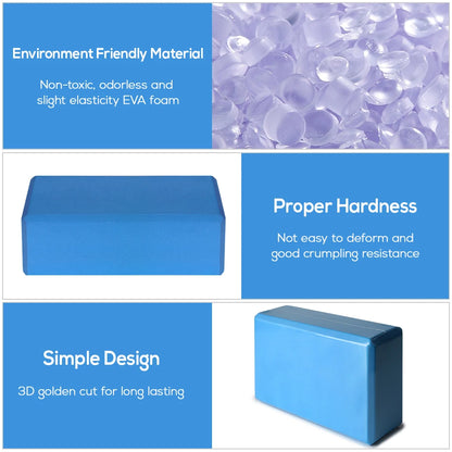 Yoga Block & Strap Set – Supportive EVA Foam for Balance, Flexibility & Alignment