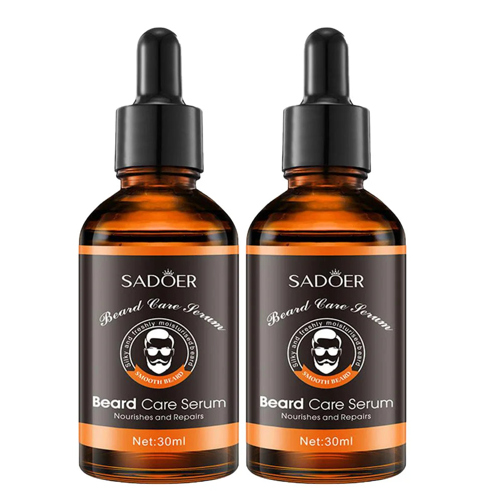 2-Piece Beard Oil Set – Natural & Organic Grooming for Shine, Softness & Strength