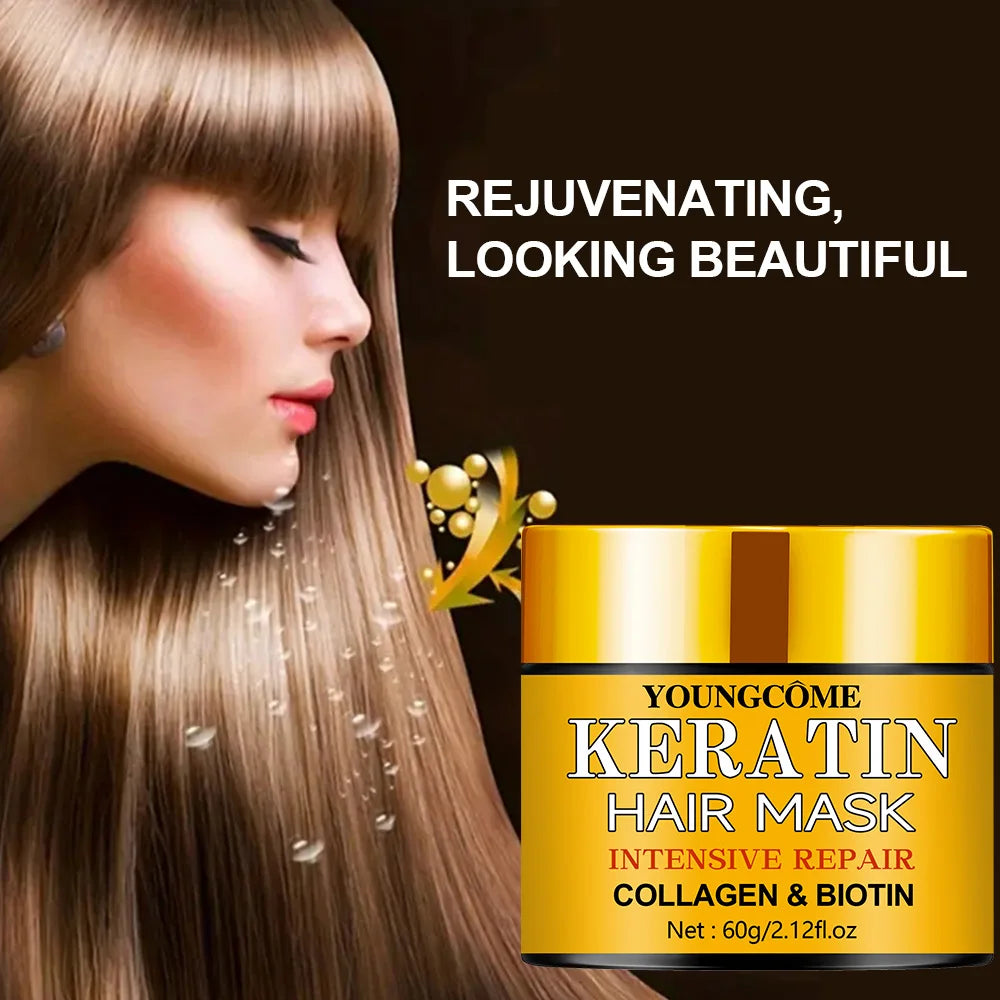 Hair Repair Mask – Deep Nourishment with Biotin, Collagen & Keratin for Dry, Damaged Hair