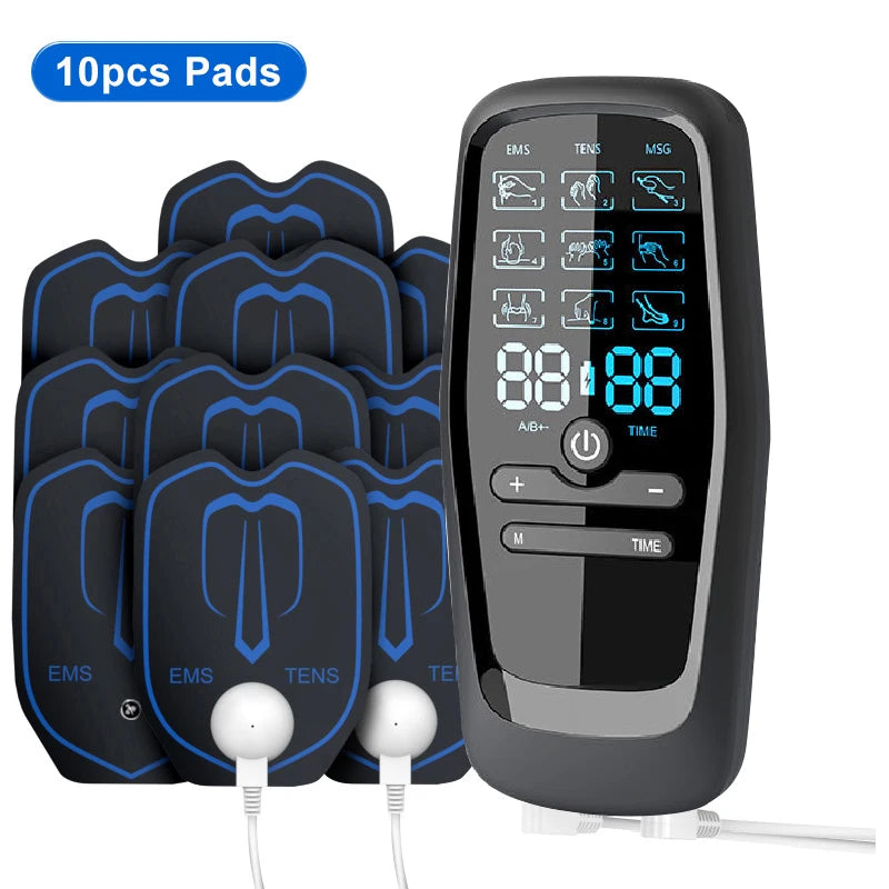 Physiotherapy EMS & TENS Machine – Muscle Stimulator & Digital Body Massager