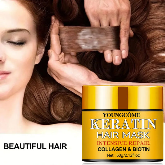 Hair Repair Mask – Deep Nourishment with Biotin, Collagen & Keratin for Dry, Damaged Hair