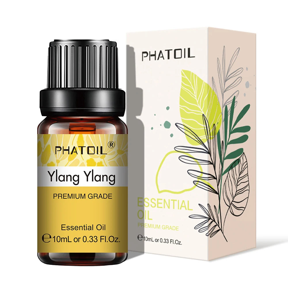 10ml Pure Essential Oils – Lavender, Jasmine & Vanilla for Aromatherapy, Skincare & DIY Use