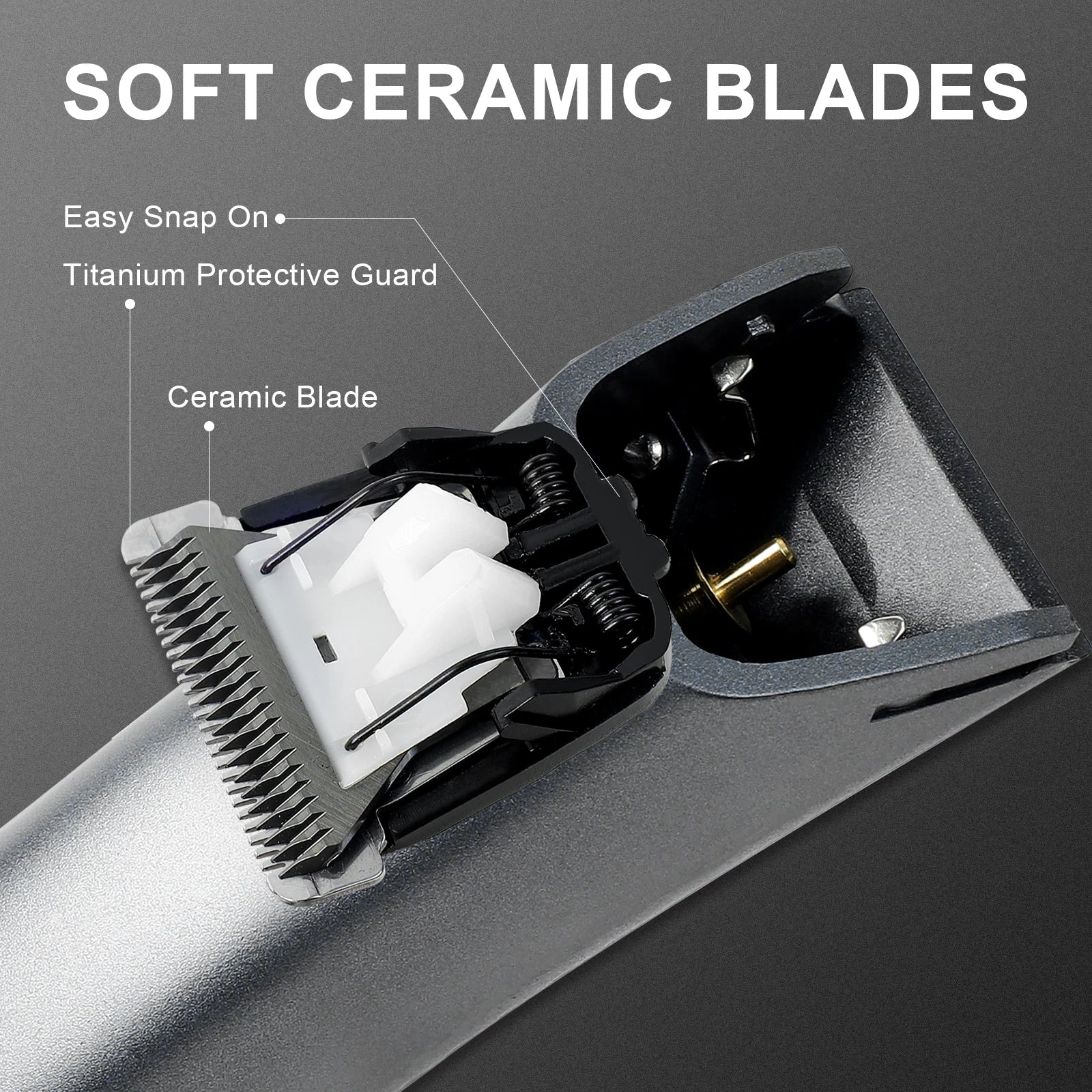 Men’s Electric Body Groomer – Waterproof Trimmer with Replaceable Ceramic Blade