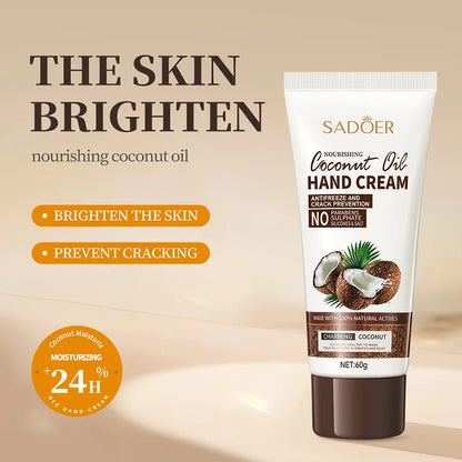 Coconut Hand Cream – Nourishing Care for Dry & Cracked Hands (60g)