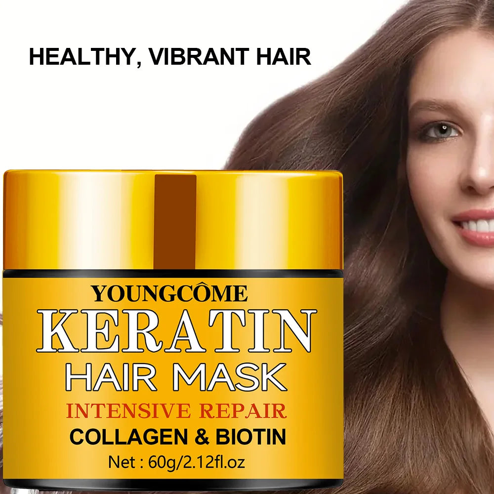 Hair Repair Mask – Deep Nourishment with Biotin, Collagen & Keratin for Dry, Damaged Hair