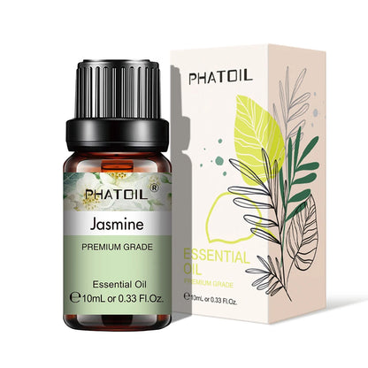 10ml Pure Essential Oils – Lavender, Jasmine & Vanilla for Aromatherapy, Skincare & DIY Use