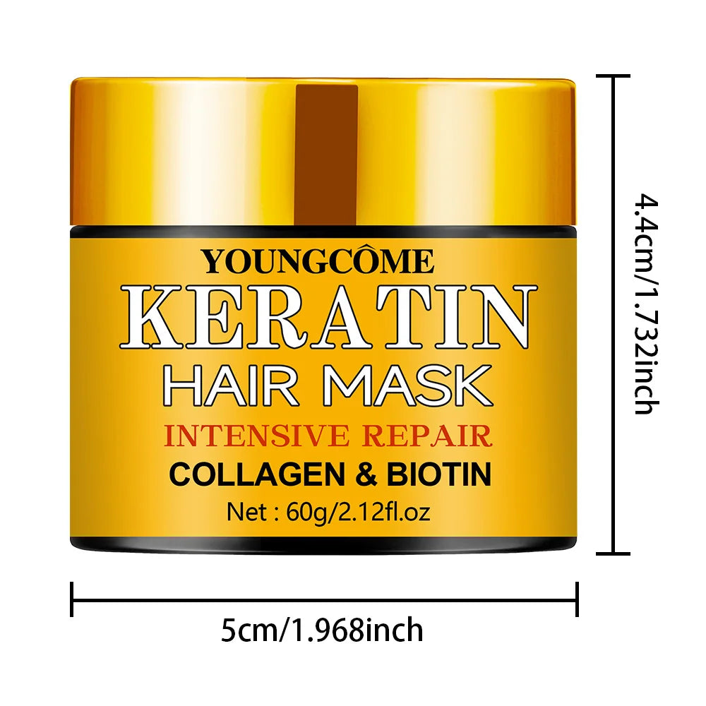 Hair Repair Mask – Deep Nourishment with Biotin, Collagen & Keratin for Dry, Damaged Hair