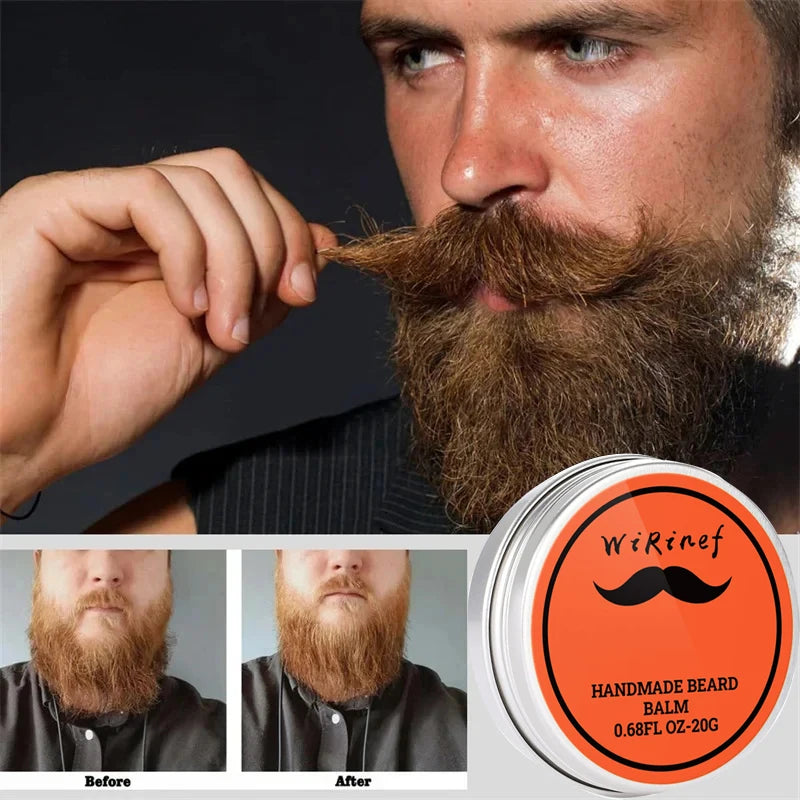 Natural Beard Balm & Growth Oil – Moisturizing & Styling Cream for Dashing Gentlemen