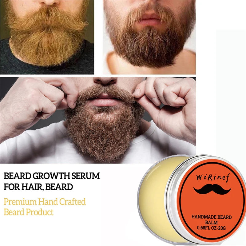 Natural Beard Balm & Growth Oil – Moisturizing & Styling Cream for Dashing Gentlemen
