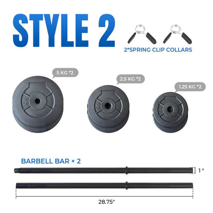 RELIFE REBUILD YOUR LIFE Adjustable Barbell Weight Set – Versatile Home Gym Solution